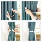 Anubhav Janni Magnetic Curtain Drape Tie Backs Rope (Pack Of 2 Pcs) Tiebacks Holder Adjustable Decorative Straps Clip for Bedroom - Image 3