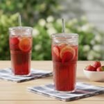 Anubhav Janni Sipper Tumbler Lining Big 600ml Glass Mason with Lid Straw Leakproof Reusable Drinking Cup for Juice Iced Coffee Tea Cold Beverages Ribbed Lids Aesthetic Mug Bottle (Pack of 1) - Image 7