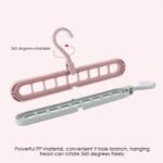 Anubhav Janni New Foldable Hanger (Pack Of 2 Pcs)  Compact and Space-Saving Hanger for Clothes and Accessories - Image 2