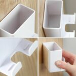 Anubhav Janni Remote Controll Storage Box Holder Adhesive Wall Mount Organizer Control Multifunction Container for Home and Office Plug Charging Mobile Phone(Pack of 2) - Image 8