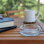 Anubhav Janni Glass Round Ash Tray 101mm Crystal Glass Round Ashtray for Cigarette Cigar Smoking Home Car Balcony Use Clear Quality Tabletop Box (Pack of 1 Pcs) - Image 8