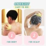 Anubhav Janni Silicon Shower Brush Wash Body Bath Scrubber with Soft Exfoliator Loofah for Babies Kids Women Non toxic Brushes Massage Hair Scalp Bathing For Cleaning (Pack Of 1 Pcs) - Image 5