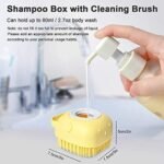 Anubhav Janni Silicon Shower Brush Wash Body Bath Scrubber with Soft Exfoliator Loofah for Babies Kids Women Non toxic Brushes Massage Hair Scalp Bathing For Cleaning (Pack Of 1 Pcs) - Image 6