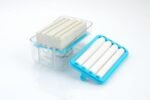 Anubhav Janni Laundry Rolling Soap Box  Portable Easy Cloth Washing Roller Plastic Dispenser Case with Lid Having Roller Multicolor for Home Bathroom Kitchen (Pack Of 1 Pcs) - Image 2