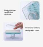 Anubhav Janni Laundry Rolling Soap Box  Portable Easy Cloth Washing Roller Plastic Dispenser Case with Lid Having Roller Multicolor for Home Bathroom Kitchen (Pack Of 1 Pcs) - Image 4