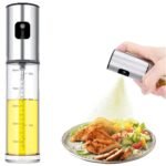 Anubhav Janni Oil Sprayer for Cook Refillable and Baking Roasting Frying Control Cooking Olive Spray Salad Kitchen Baking Dispenser Stainless Steel Premium Food Grade Cooking (Pack Of 1 Pcs)