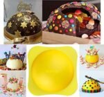 Anubhav Janni Silicon Round Chocolate Mould Silicone Non Stick Flexible and Reusable for Homemade Chocolates Circular Shaped Fondant Mold Making Homemade Chocolate Baking (Pack Of 1 Pcs) - Image 5