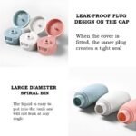 Anubhav Janni Silicone Travel Bottle Bottle Leak Proof Refillable Squeezable Containers with Label and Carry Shampoo Hand Wash Shampoo Storage Proof Handwash Face Bottles (Pack Of 3 Pcs) - Image 5