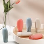 Anubhav Janni Silicone Travel Bottle Bottle Leak Proof Refillable Squeezable Containers with Label and Carry Shampoo Hand Wash Shampoo Storage Proof Handwash Face Bottles (Pack Of 3 Pcs) - Image 9