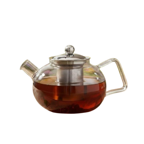 Anubhav Janni Green Tea Kettle Strainer Pot Infuser Glass Gas Stove Flame Proof Fine Mesh Stainless Steel Heatproof Maker Teapot Clear Heat Resistant Loose Leaf Herbal and Daily Brewing Use Anubhav Janni Green Tea Kettle Strainer Pot Infuser Glass Gas Stove Flame Proof Fine Mesh Stainless Steel Heatproof Maker Teapot Clear Heat Resistant Loose Leaf Herbal and Daily Brewing Use - Image 1