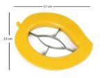 Anubhav Janni Mango Cutter Slicer Tool  Stainless Steel Chopper for Quick and Clean Slicing Manual Fruit Cutting with Ergonomic Handles Easy Seed Removal Kitchen Tool (Pack Of 1 Pcs) - Image 3