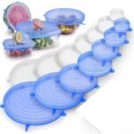 Anubhav Janni Silicon Lids Cover Stretchable Silicone Reusable Lid For Utensils Bowls Dishes Plates Jars Cans Mugs Food Flexible Microwave Safe Heat Resistant Dishwasher Safe (Pack Of 6 Pcs) - Image 2