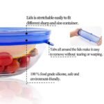 Anubhav Janni Silicon Lids Cover Stretchable Silicone Reusable Lid For Utensils Bowls Dishes Plates Jars Cans Mugs Food Flexible Microwave Safe Heat Resistant Dishwasher Safe (Pack Of 6 Pcs) - Image 7