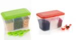 Anubhav Janni 3 Partition Transparent Airtight Storage Container Box Jar for Kitchen Uses Multipurpose Plastic Boxes Containers Masala Kitchen Grocery Cereal (Pack Of Pcs) - Image 4