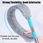 Anubhav Janni Microfiber Flexible Mop Gap Cleaning with Long Adjustable Handle Bendable Washable Duster Bed Sofa Dust Brush Home Tool Cleaner Bed Sofa Stainless Steel (Pack Of 1 Pcs) - Image 3