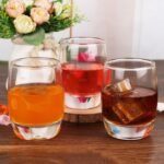 Anubhav Janni Steamless Plaza 390ml Italian Premium Juice Glasses and Transparent Water Glass Medium Size Tumbler for Drinking Cocktails Transparent Oval Juice Water Sharbat ( Pack Of 6 Pcs) - Image 2
