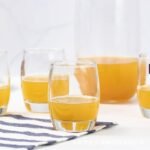 Anubhav Janni Steamless Plaza 390ml Italian Premium Juice Glasses and Transparent Water Glass Medium Size Tumbler for Drinking Cocktails Transparent Oval Juice Water Sharbat ( Pack Of 6 Pcs) - Image 4