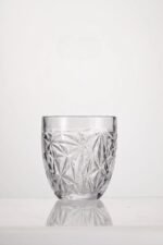 Anubhav Janni Juice Glass 210ml Elegant Textured Glass Tumbler Diamond Pattern Crystal Clear Highball Glass for Juice Water and Mocktails (Pack Of 6 Pcs) - Image 4