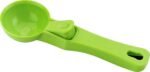 Anubhav Janni Plastic Ice Cream Scoop Durable with Comfortable Grip Non Stick Ball Spoon for Hard Frozen Desserts Easy to Use Clean Kitchen Tool Two Pcs Combo Smooth Sturdy (Pack of 1 Pcs)