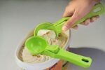 Anubhav Janni Plastic Ice Cream Scoop Durable with Comfortable Grip Non Stick Ball Spoon for Hard Frozen Desserts Easy to Use Clean Kitchen Tool Two Pcs Combo Smooth Sturdy (Pack of 1 Pcs) - Image 2