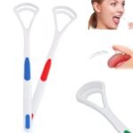 Anubhav Janni Tongue Cleaner Tongue Cleaner Brush Scraper Plastic Scraper for Oral Hygiene (Pack Of 2 Pcs)