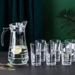 Anubhav Janni Water Jug Pitcher 1.8 Ltr Glass Jug with Plastic Lid Handle Transparent Jug for Home Restaurant Hotel Office Etc. Pitcher for Serve Water (1 Piece Checks Jug) - Image 8