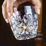 Anubhav Janni Whiskey Glass Bubble 340 Ml Crystal Whisky Transparent Glassware with Beads Droplet DesignTransparent Glasses Droplets Pattern (Pack of 6 Pcs) - Image 2