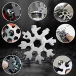 Anubhav Janni 18 In 1 Snowflake Screwdrive Multi Tool in Stainless Steel Tool Screwdriver Kit Allen Key Wrench Bottle Opener Out Door Camping Gear Snowflakes Tools (Pack Of 1 Pcs) - Image 8