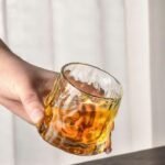 Anubhav Janni Dancing H Whisky Glass 190ml Textured Design Glasses Cocktails Juice Beverages Stylish and Durable Parties Bars Everyday Use Whiskey Clear Tumblers Home Bar (Pack Of 6pcs) - Image 3