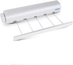 Anubhav Janni Automatic Clothes Line Flexible Cloth Drying Rope Retractable Clothesline Foldable Wall Mount Hanger Telescopic Indoor Outdoor Rack for Heavy Duty Hotels Terraces (Pack Of 1 pcs)