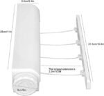 Anubhav Janni Automatic Clothes Line Flexible Cloth Drying Rope Retractable Clothesline Foldable Wall Mount Hanger Telescopic Indoor Outdoor Rack for Heavy Duty Hotels Terraces (Pack Of 1 pcs) - Image 4