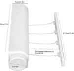 Anubhav Janni Automatic Clothes Line Flexible Cloth Drying Rope Retractable Clothesline Foldable Wall Mount Hanger Telescopic Indoor Outdoor Rack for Heavy Duty Hotels Terraces (Pack Of 1 pcs) - Image 6