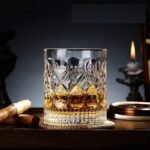 Anubhav Janni Whiskey Glass Deli 280ml Classic Glasses Barware for Scotch Bourbon Cocktail Old Fashioned Tumblers Drinking Cocktails Bar Clear Crystal (Pack Of 6 Pcs) - Image 2