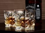 Anubhav Janni Diamond Whisky Glass 310ml Crystal Cut Whiskey Glasses Bar for Drinking Bourbon Scotch Cocktails Cognac Old Fashioned Cocktail Tumblers or Luxury (Pack Of 6 Pcs) - Image 2