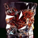 Anubhav Janni Diamond Whisky Glass 310ml Crystal Cut Whiskey Glasses Bar for Drinking Bourbon Scotch Cocktails Cognac Old Fashioned Cocktail Tumblers or Luxury (Pack Of 6 Pcs) - Image 3