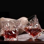 Anubhav Janni Diamond Whisky Glass 310ml Crystal Cut Whiskey Glasses Bar for Drinking Bourbon Scotch Cocktails Cognac Old Fashioned Cocktail Tumblers or Luxury (Pack Of 6 Pcs) - Image 8