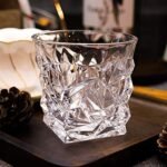 Anubhav Janni Diamond Whisky Glass 310ml Crystal Cut Whiskey Glasses Bar for Drinking Bourbon Scotch Cocktails Cognac Old Fashioned Cocktail Tumblers or Luxury (Pack Of 6 Pcs) - Image 9