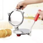 Anubhav Janni Puri Press Maker Stainless Steel New Machine for Home Kitchen Making Papad khakhra poori roti Many More Manual Hand with Handle Ideal Poori Khakhra Easy to Use Dough Puri (1 Pcs) - Image 7