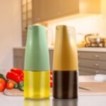 Anubhav Janni Oil Bottle Ss Clip 450ml Dispenser Glass and Vinegar with Gravity Automatic Opening Closing Drip Free Spout for Kitchen (Pack Of 1pcs) - Image 5