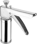 Anubhav Janni Kitchen Press Stainless Steel Machine Chakli Sev Noodles Gathiya Bhujiya Cookies Farsan Namkeen Snacks with Jaalis Sancha Home Multiple Gathiya (Pack Of 1 Pcs) - Image 3