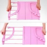 Anubhav Janni Balcony Drying Rack Towel Holder Indoor Outdoor Easy Install Folding Clothes Towels Hanging On The Door Window for Clothing Socks Shoes (Pack Of 1 Pcs) - Image 4