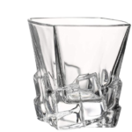 Anubhav Janni Whiskey Glass 310ml Crystal Glasses Old Fashioned Tumblers Perfect for Scotch Whisky Bourbon Wine Cocktail Heavy Base Rocks Barware Mixed Drinks Juice Water and (Pack Of 6 Pcs)