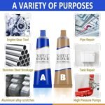 Anubhav Janni Metal Repair Glue Paste Set Permanent for Plastic Wood Caster Ab Group Double Tube Industrial Heat Resistance Cold Weld Paste Magic Mending Adhesive Gel (Pack Of 1 Pcs) - Image 7