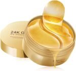 Anubhav Janni Golden Eye Mask 24K Gold Under Patches with Pure Collagen Hyaluronic Acid Anti Aging Dark Circles Remover Puffiness Reducer Wrinkle Repair Youthful Refreshed Eyes (Pack Of 1 Pcs)