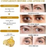 Anubhav Janni Golden Eye Mask 24K Gold Under Patches with Pure Collagen Hyaluronic Acid Anti Aging Dark Circles Remover Puffiness Reducer Wrinkle Repair Youthful Refreshed Eyes (Pack Of 1 Pcs) - Image 5