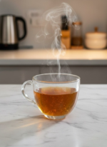 Anubhav Janni Tea Cup 80ml Glass Classic Tea Cup Mug Coffee Green Cups Short Glasses Each Beer Cups Transparent for Tea Coffee Herbal Lemon Milk Cup Hot Cold Drinks (Pack Of 6 Pcs) - Image 2