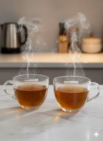 Anubhav Janni Tea Cup 80ml Glass Classic Tea Cup Mug Coffee Green Cups Short Glasses Each Beer Cups Transparent for Tea Coffee Herbal Lemon Milk Cup Hot Cold Drinks (Pack Of 6 Pcs) - Image 4