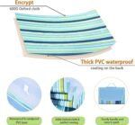 Anubhav Janni Picnic Blanket Beach Blankets Inch Sandproof Mat Waterproof Quick Drying Outdoor Travel Camping Park Lawn Extra Foldable and Portable Multi Purpose (Pack Of 1 Pcs) - Image 3