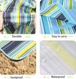 Anubhav Janni Picnic Blanket Beach Blankets Inch Sandproof Mat Waterproof Quick Drying Outdoor Travel Camping Park Lawn Extra Foldable and Portable Multi Purpose (Pack Of 1 Pcs) - Image 4
