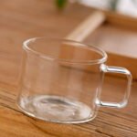 Anubhav Janni Kettle And Cup With Wooden Tray Glass Water Jug 1 Litre Heat Resistant with lid Large Handle Transparent Teapot Removable Infuser Clear for Blooming Tea (Pack of 1 Pcs) - Image 8